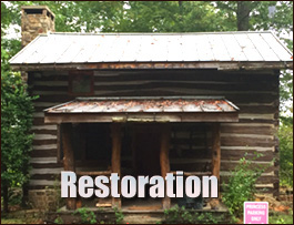 Historic Log Cabin Restoration  Oceola, Ohio